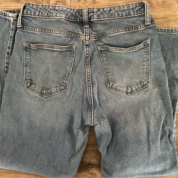 Universal Thread Women's Blue Straight Leg Jeans - Picture 5 of 7